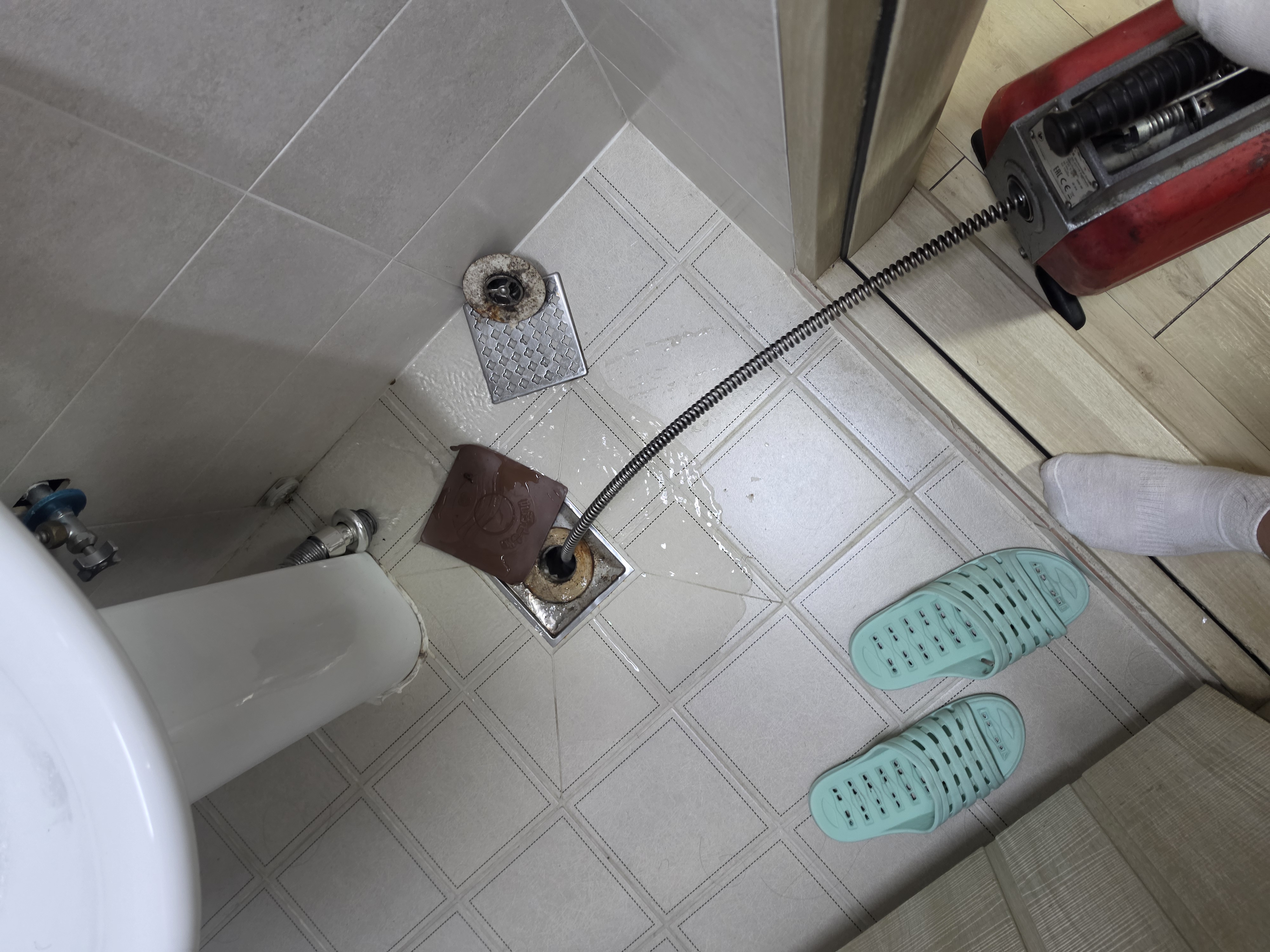 김포 월곶면 군하리 싱크대 역류 상태 확인